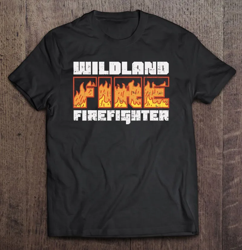 

Футболка мужская в стиле Харадзюку, Подарочная рубашка с рисунком диких огней, пожарных, леса, огня, Dept