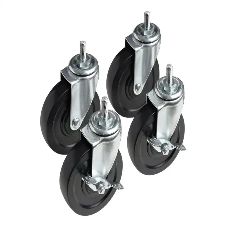 

4" Heavy Duty Casters, 3/8" , Weight Capacity 600 lbs car accessories Free Shipping car products