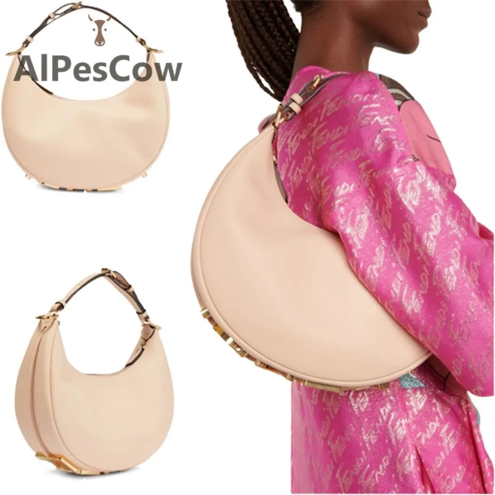 Luxury Designer Woman Semi Moon Letter Tote New Top Quality Clutch Handbags Shoulder Lady Crossbody Bag Half Circle Saddle Bag