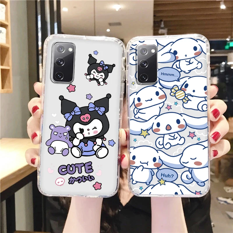 

Kuromi Cinnamoroll Sanrio Art Transparent For Samsung A53 A52 A33 A32 A51 A71 A21S A13 A73 A50 A22 A23 A03 A72 A54 5G