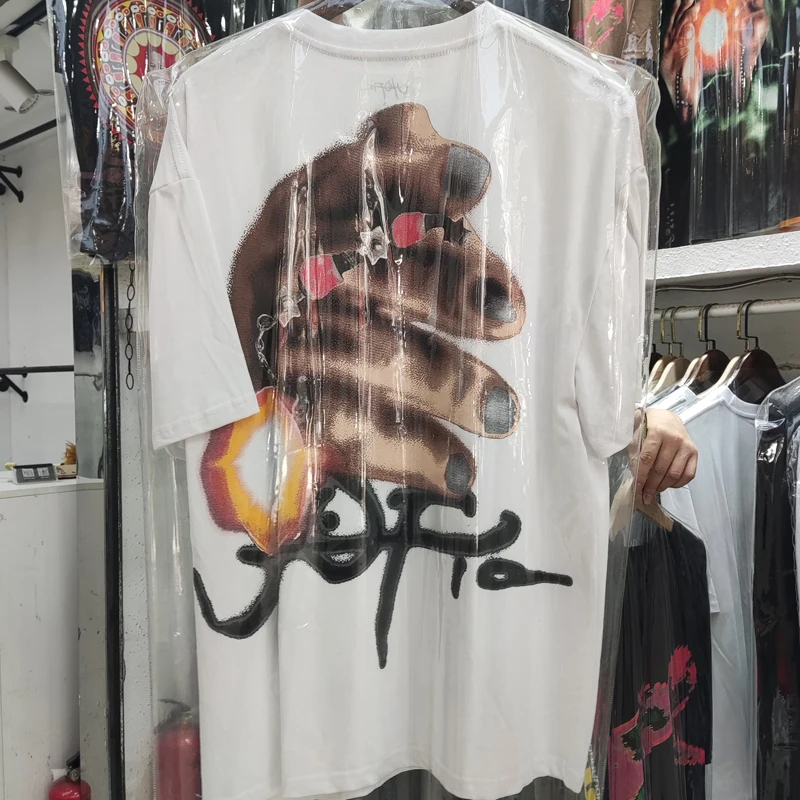 Высококачественные топы с изображением кактуса Джека и большого пальца мужские