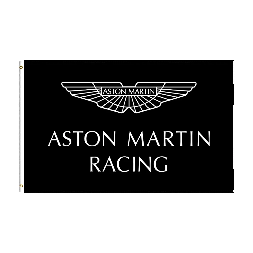 

3x5 Ft Black As Martin Flag Polyester Printed Car Banner For Decor