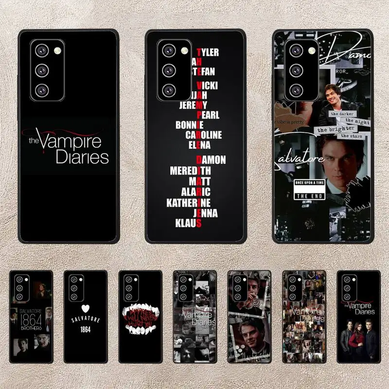 

The Vampire Diaries Stefan Damon Salvatore Phone Case For Oppo Reno Realme C3 6Pro Cover For Vivo Y91C Y17 Y19 Funda Capa