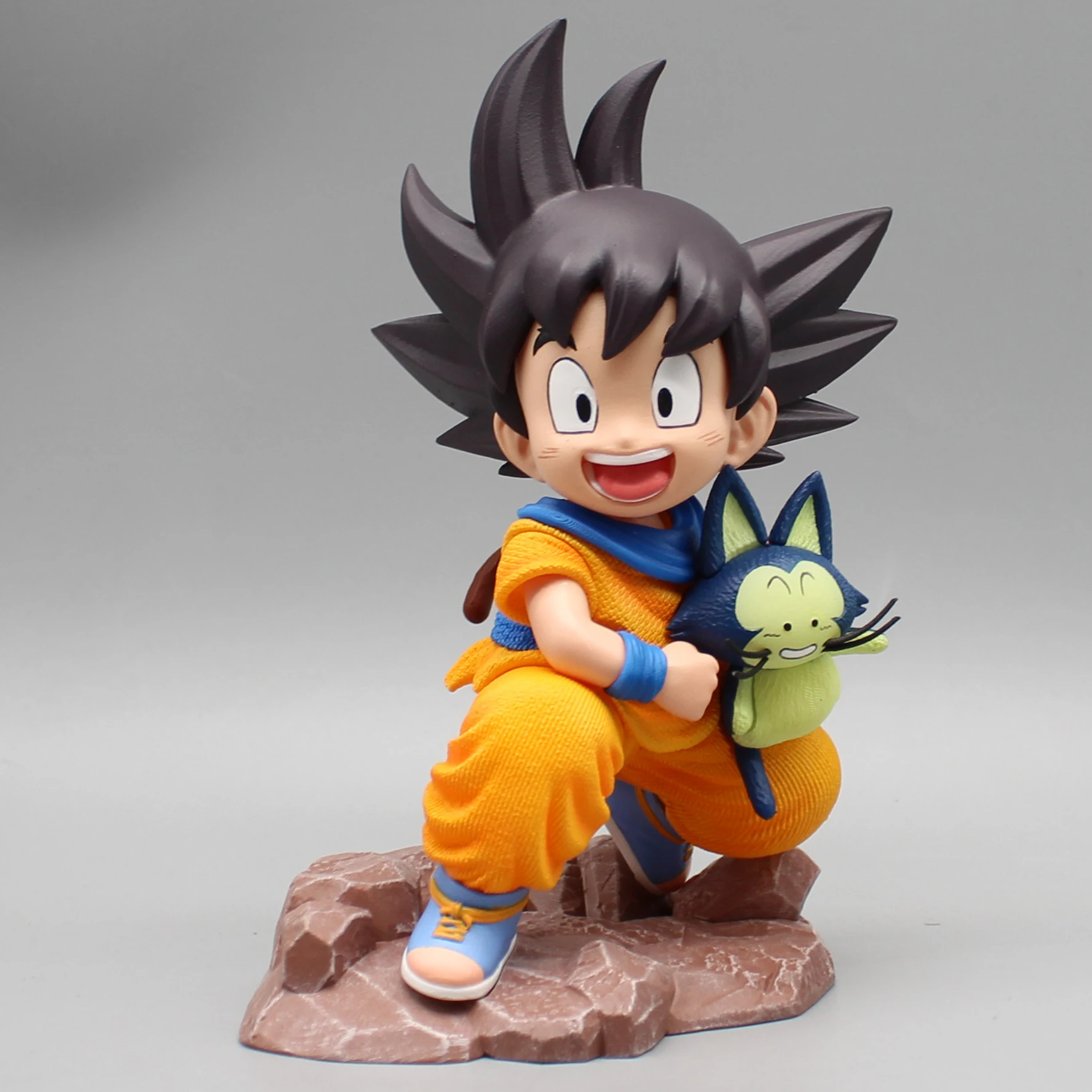 Фото Аниме-фигурка Dragon Ball - 9-15 См, ПВХ Гоку С Пуарами, Коллекционная Модель Игрушки Для Детей И Фанатов №2