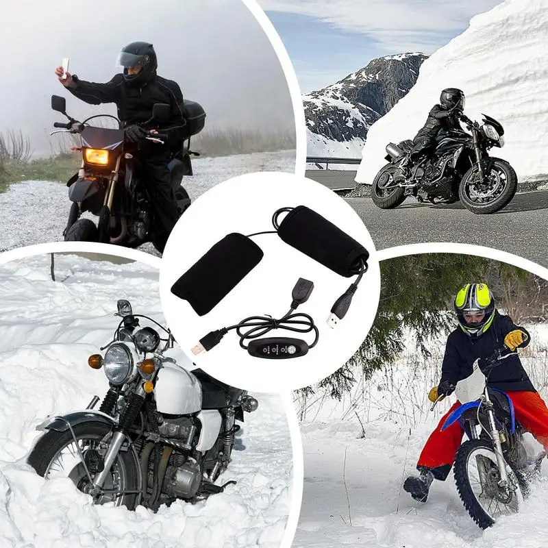 Anchtek ручки для руля мотоцикла с подогревом электрические чехол теплый