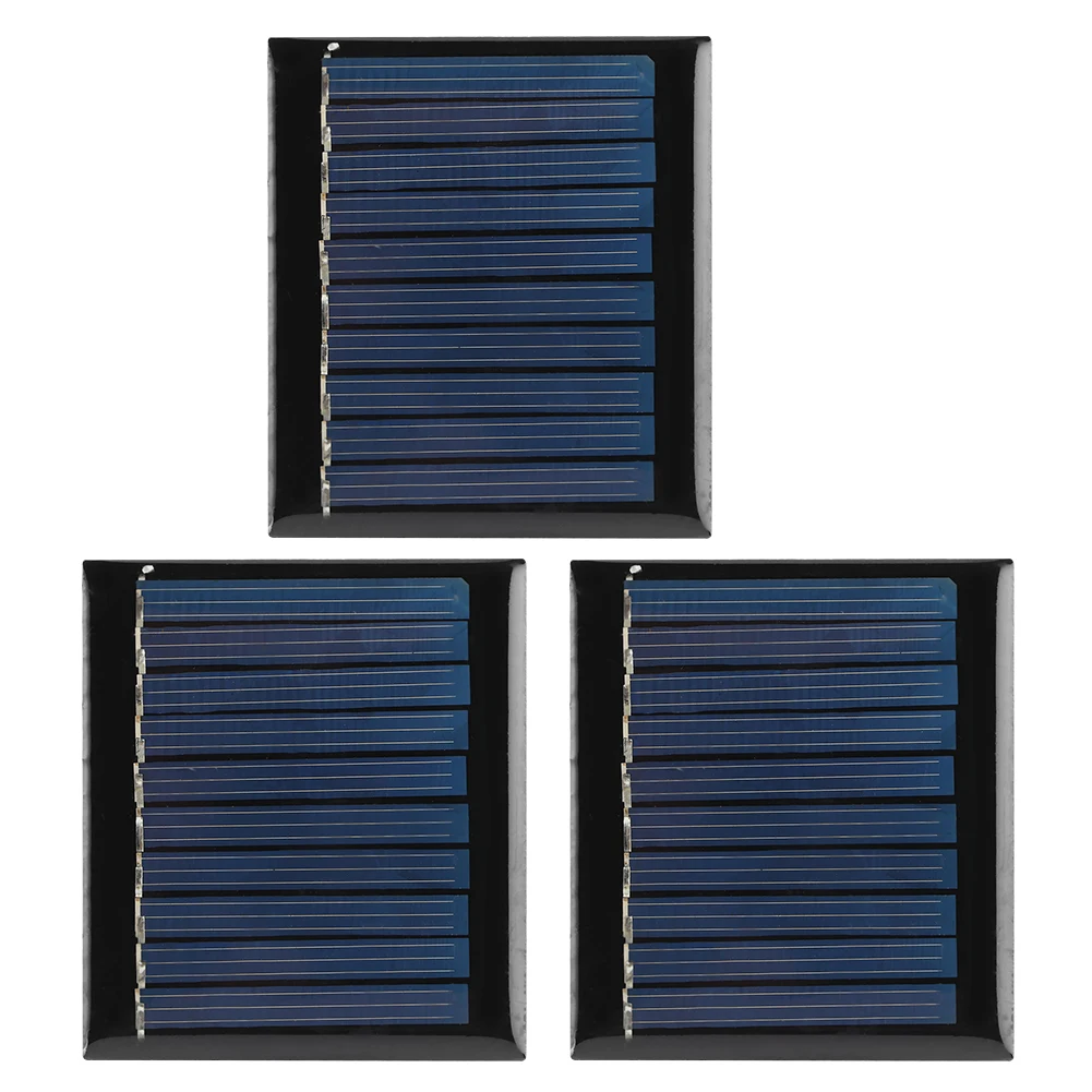 

3Pcs/Set 0.3W 5V Mini Polycrystalline Silicon Solar Power Panel Module for DIY Projects Toys