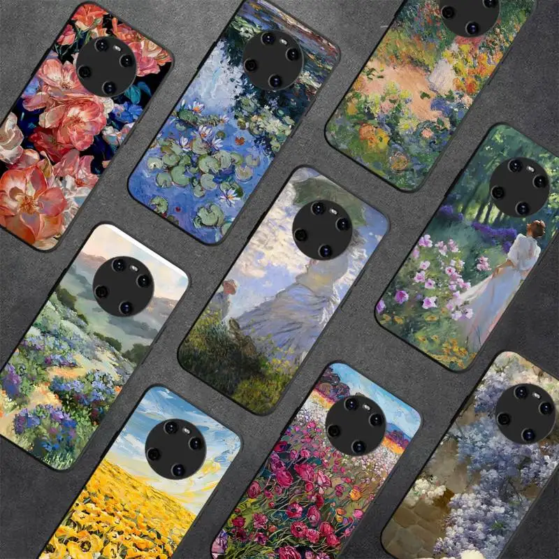 

Monet Oil Painting artwork Phone Case for Huawei Y 6 9 7 5 8s prime 2019 2018 enjoy 7 plus