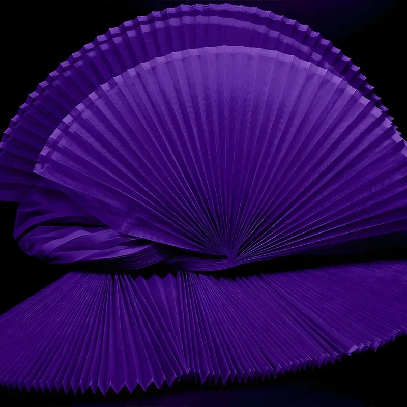 Плиссированная органза 100% полиэстер