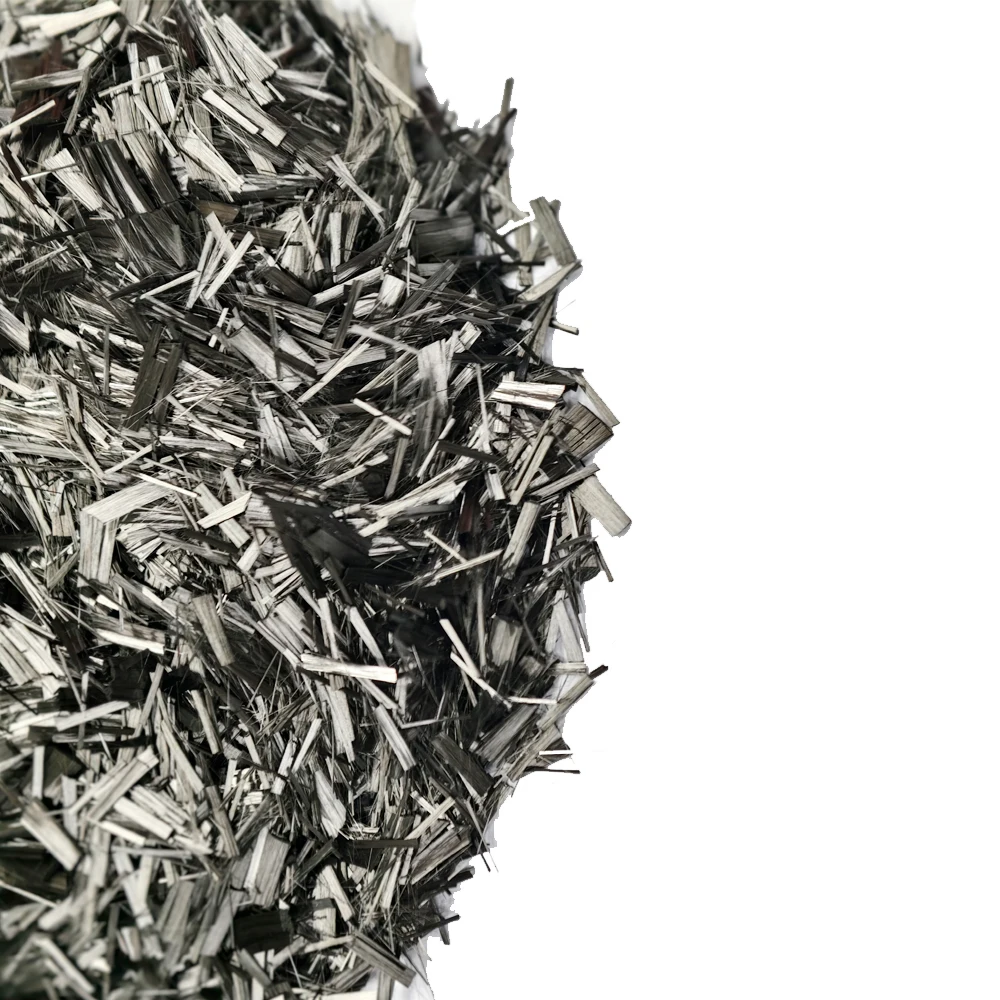 Нарезанное углеродное волокно 12K 3 мм 4 5 Модифицированные усиленные проводящие