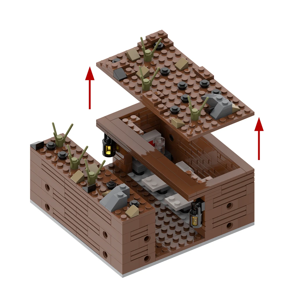Конструктор MOC WW2 для сборки военных действий
