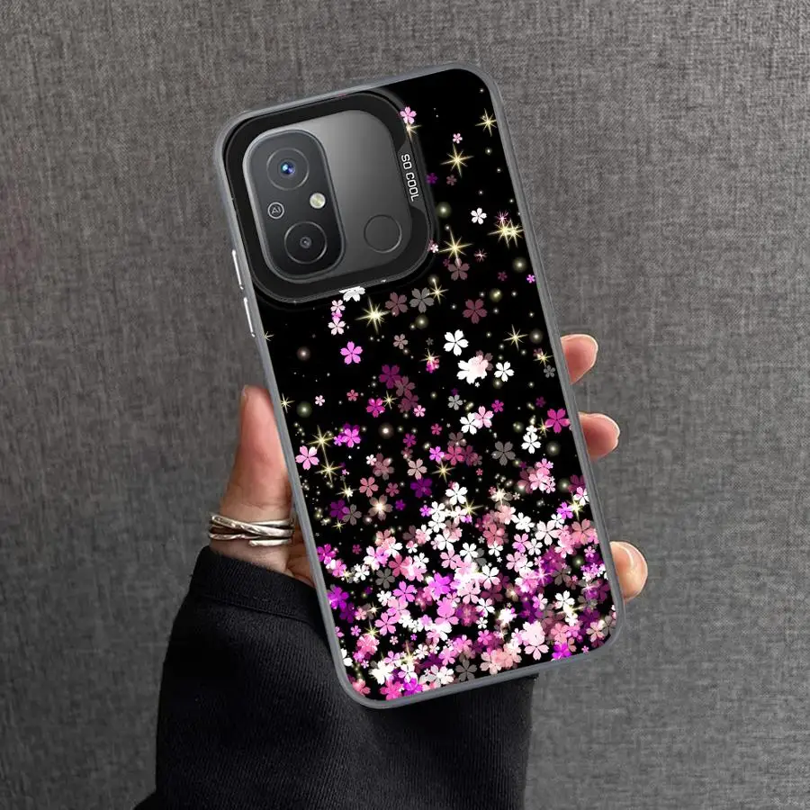 Чехол для телефона Xiaomi Redmi 12C 13C 14C A2 A1 Plus A3x A4 Poco X3 NFC C50 C51 C61 X3Pro чехол с блестящим