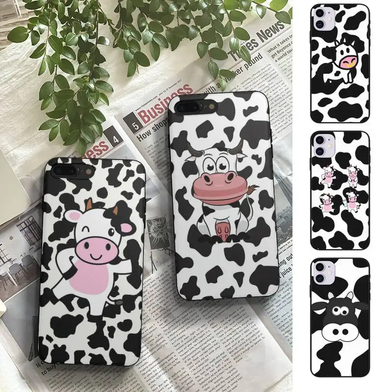 

Cow Print Phone Case fundas shell cover for Xiaomi 8 9 note10 for Redmi 8 note9 4G