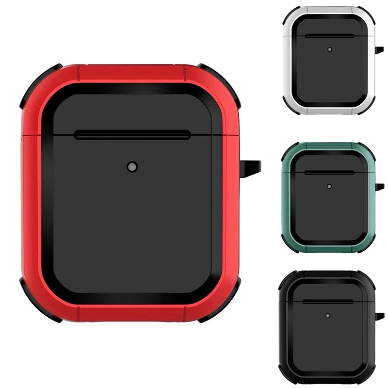 

Case For 2Nd Cover Luxury Protective Earphone Cover Case For Apple 2/1 Shockproof Sleve With Hook