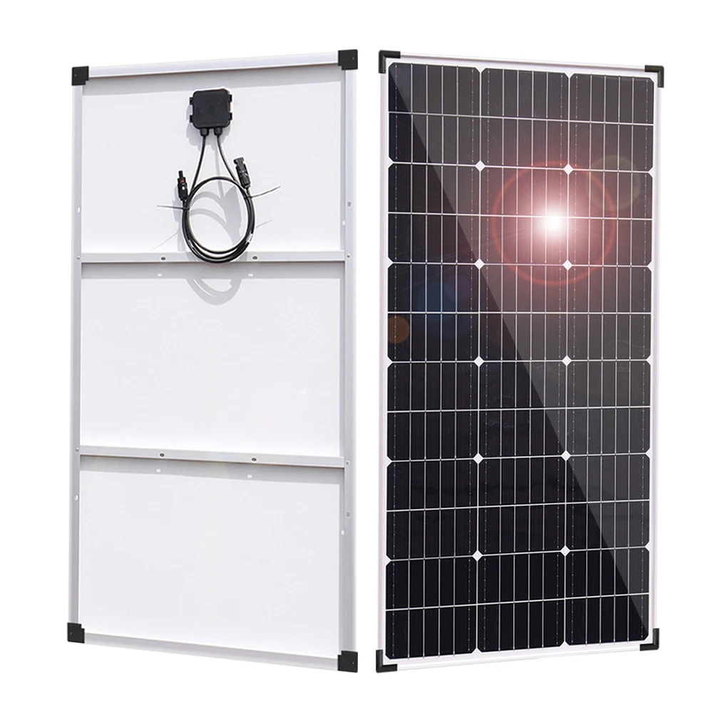 

solar panel aluminum frame kit complete 12v 300w 150w photovoltaic panel system for home car camper RV boat outdoor waterproof