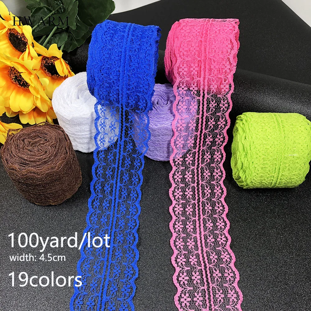 

Polyester Silk Lace Fabric Clothing Decoration Linen Roll Diy Handmade Material Color Sewing Trimming Curtain Skirt Cap Pillow