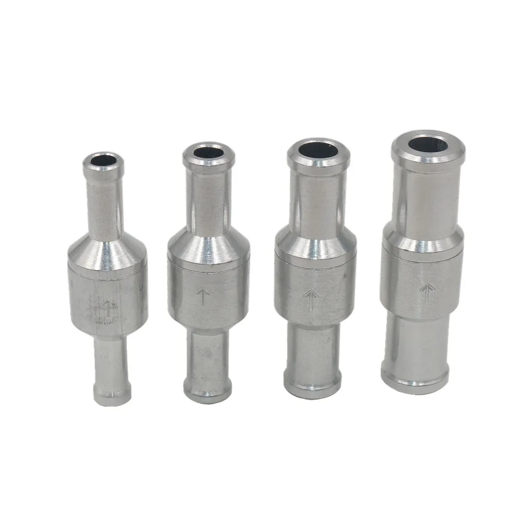 

Fuel Check Valve Oil Valve Tools 4/6/8/10/12mm Aluminum Alloy Check Valve for Automobile Marine Machinery Gasoline Diesel