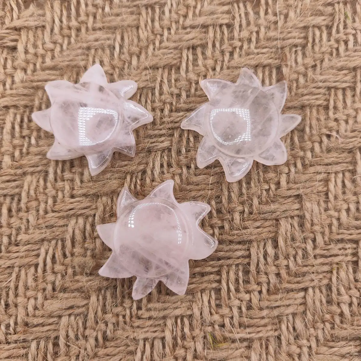 Фигурка солнца из розового кварца скульптура украшение для дома ручная работа