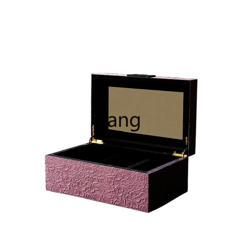 LXL Женская резная Цветочная коробка для ювелирных изделий фаленопсис Baodi