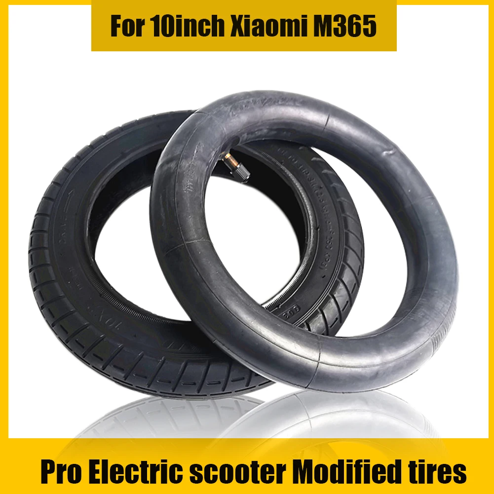 

10 Inches Electric Scooter Scooter Modified Tire Tyre Reinforced Stable-proof Outer M365 PRO 10*2 Tire for Xiaomi M365 Scooter
