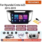 Автомагнитола 2 Din, Android 10, Bluetooth, мультимедийный видеоплеер для Hyundai Creta Ix25 2015, 2016, 2017, 2018, 2019, Carplay, авто, 4G, GPS