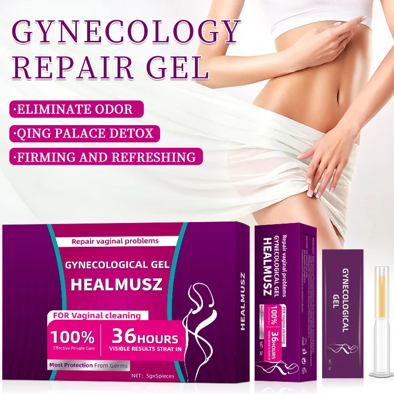 

5pcs/Box Gynecological Gel Women Vaginal Tightening Anti Itching Inflammation Female Private Parts Cleaning Antibacterial Gel