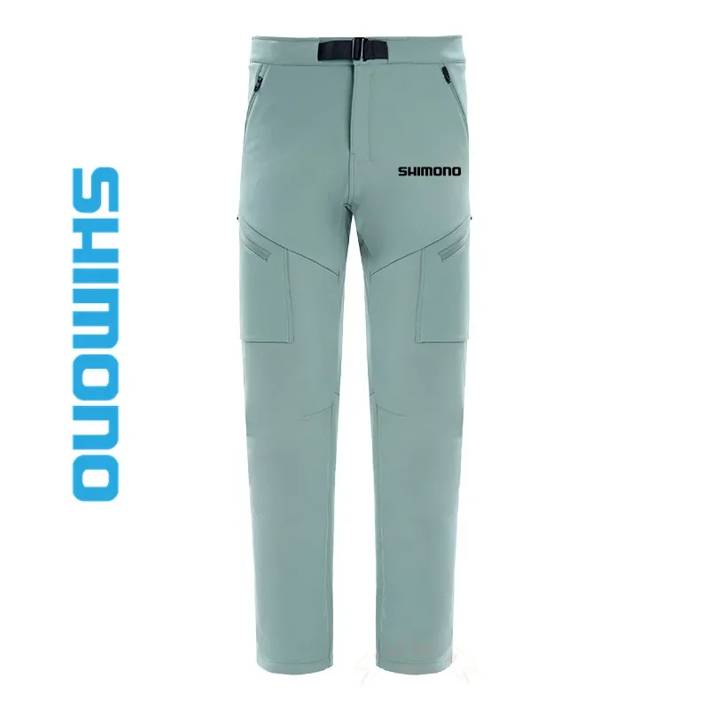 

2023 Autumn/Winter Thickened Work Suit Fishing Pants for Men's Outdoor Sports Versatile Leisure Mountaineering Fishing Pants