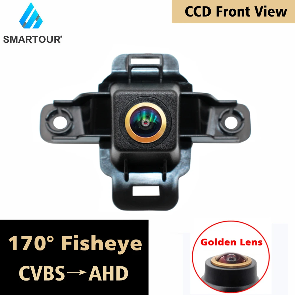 

Smartour Fisheye CCD AHD Car Front Golden Camera For Subaru Forester 2019 2020 Night Vision HD Front Grille Positive View Camera