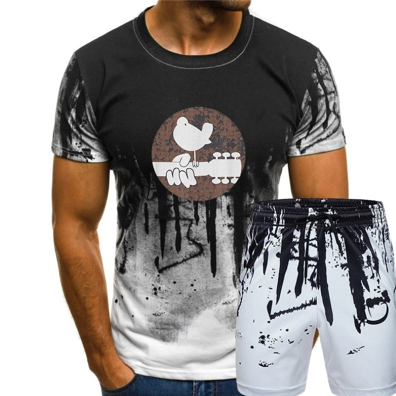 

Футболка Woodstock с выгоранием