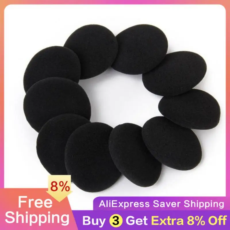 

Ear Pad Sponge Comfortable Fit 6 Cotton Sleeve Sponge Cover Earphone Case Ergonomic Design High Density Sponge Earmuffs Soft
