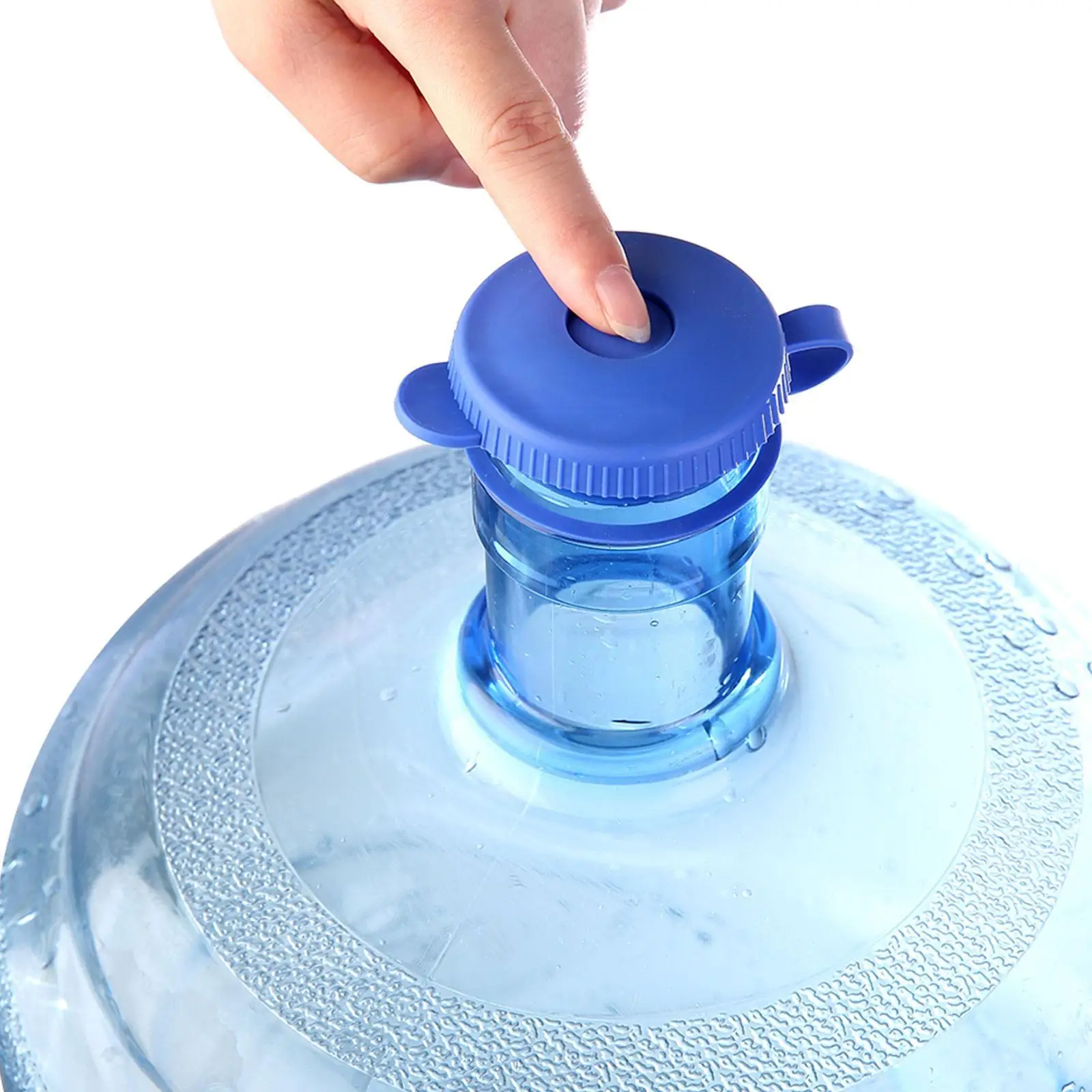 

Reusable Replacement Water Bottle 55mm Gallon Drinking Anti Non-Spill Caps Jug Jugs Plug Splash Q3E6