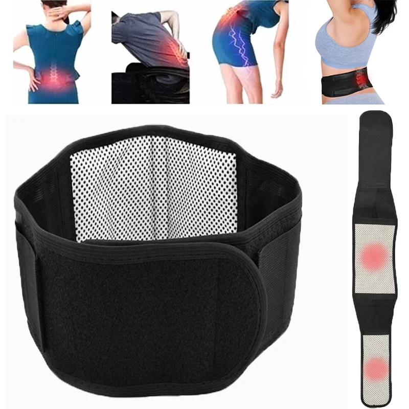 

Tourmaline Waist Brace Support Belt Band Self Heating Lower Back Supports Magnetic Therapy Lumbar Waist Bandage Back Waist Belt