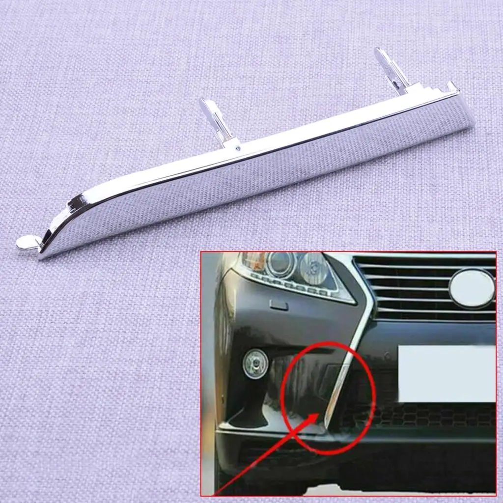 

Chrome Painting ABS Car Exterior Front Right Bumper Tow Hook Cap Cover Fit for Lexus RX350 RX450h F-SPORT 2013 2014 2015