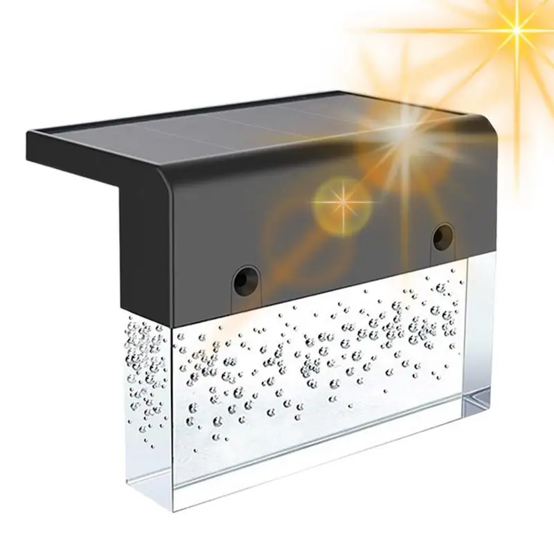 

Цветные водонепроницаемые уличные фонари на солнечной батарее, садовое украшение, настенные лампы, лампы для ступенчатой колоды, освещение для сада, забора, IP65