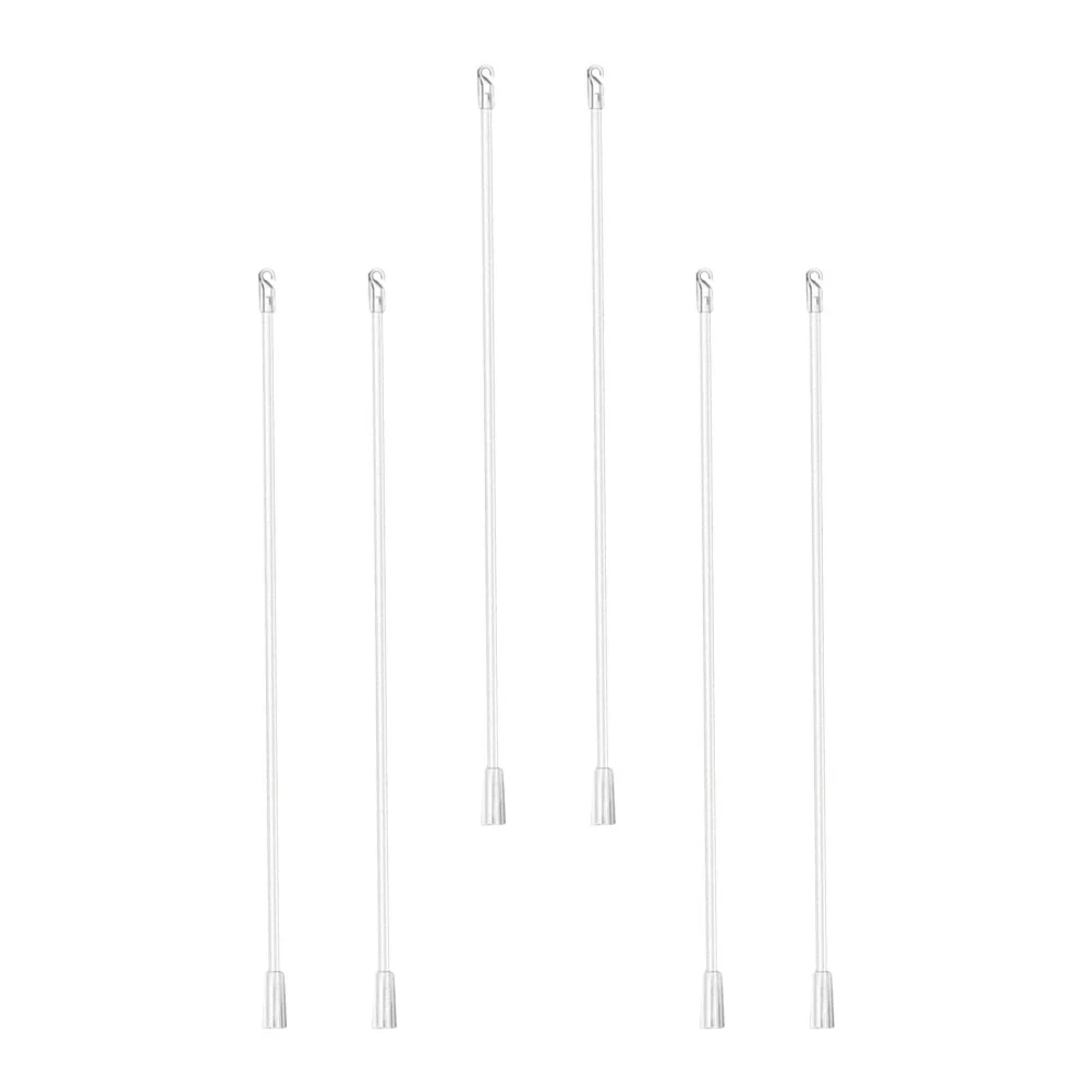 

6 Pcs Blind Wands Plastic Blinds Handle Transparent Curtain Wand Blinds Pulling Rod Blinds Pulling Wand