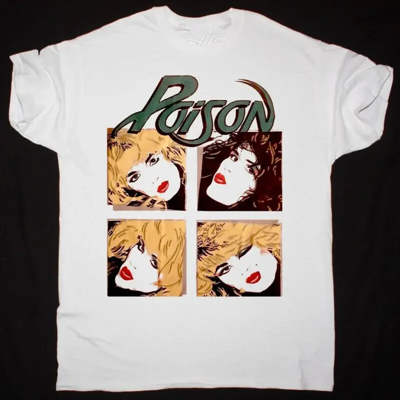 Vtg ядовитый взгляд что кошка утянула в новую белую футболку KK475