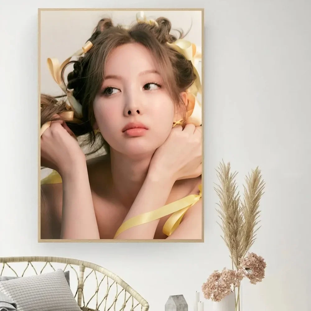 Постер Kpop T-дважды Nayeon сделай сам винтажный кинопостер настенная живопись