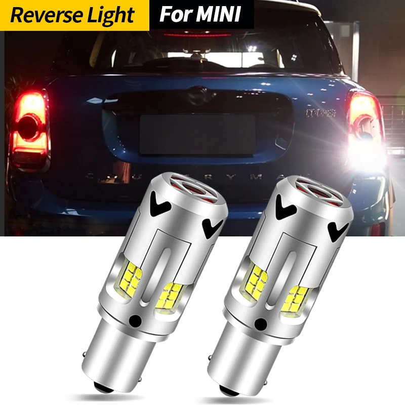 

2pcs LED Reverse Light Blub Backup Lamp P21W BA15S 7506 Canbus For Mini Cooper R50 R53 F55 F56 R56 F54 R55 F57 R57 F60 R60 R61