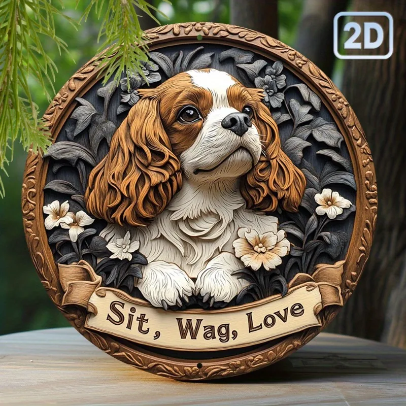 

Металлическая табличка Cavalier King Charles Spaniel
