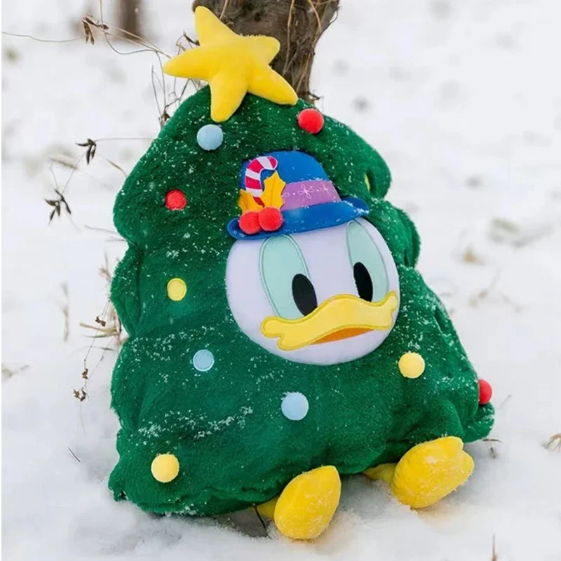 Фото 55 см Disney Дональд Дак Микки Маус кукла Рождественский мультфильм плюшевая игрушка милая мягкая коллекция каваи детский подарок на день рождения №4