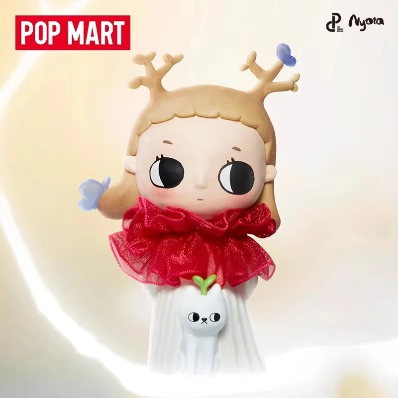 Фото Подлинная серия Popmart Nyota I Am The Seasons, слепая коробка, игрушки, милые фигурки героев, загадочная коробка, Коллекционная модель, игрушка в подарок №3