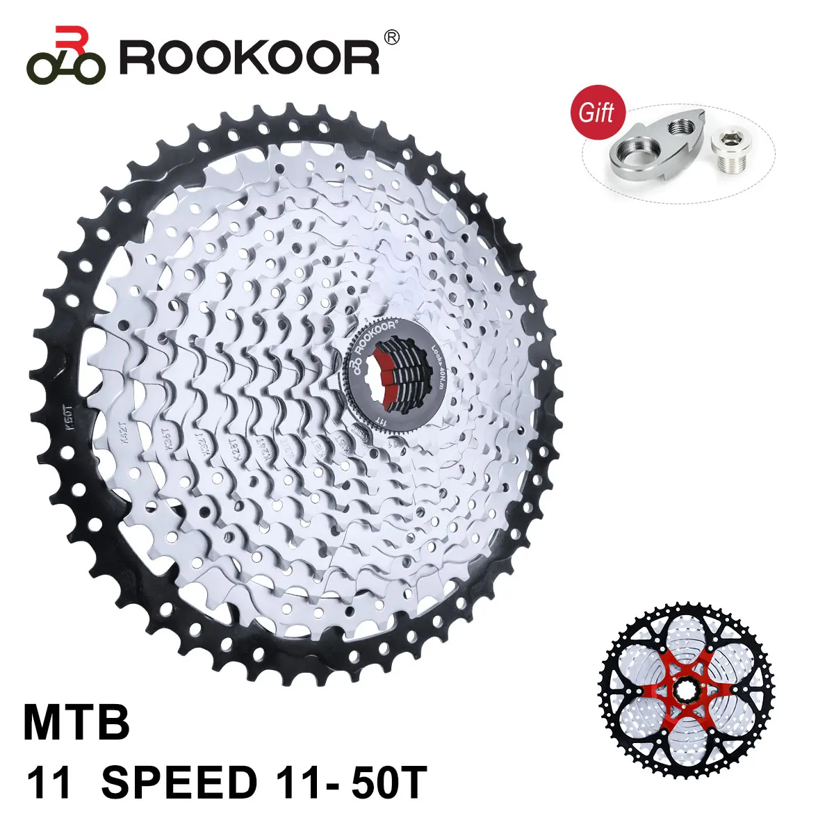 

Rookoor 11 Speed Bicycle Cassette Freewheel MTB Bike Velocidade 11-50T Sprocket Bike Accessories for SHIMANO SRAM Cycling Parts