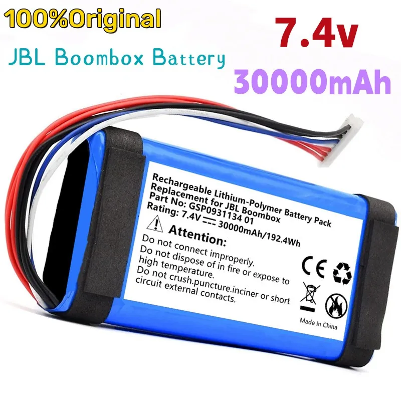 

Verbesserte100%OriginalMarkeNeue30000mAhGSP0931134 01Batterie fürJB Boombo Player Lautsprecher Batterie Batterie Tracking Anzahl