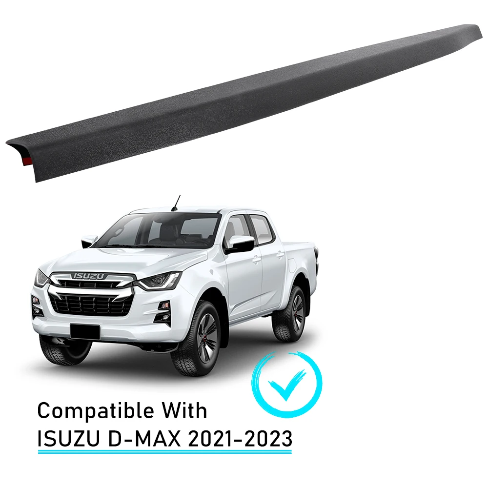 

Защитная крышка задней двери из АБС-пластика, матовая черная накладка на заднюю дверь для ISUZU D-MAX 2021 2022 2023, модели с двойной кабиной, 4X4, автомобильные аксессуары