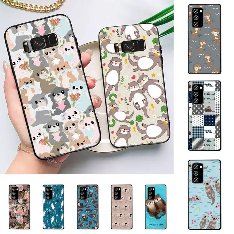 

cute Otter Phone Case for Samsung J 2 3 4 5 6 7 8 prime plus 2018 2017 2016 core