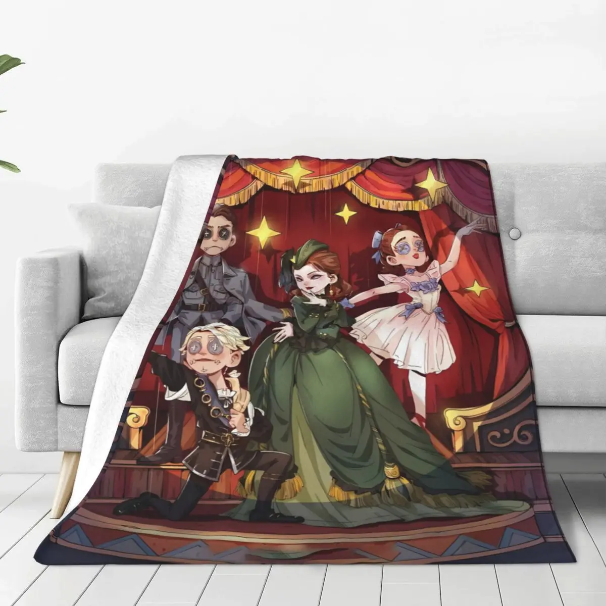 Одеяло с плакатом I-Identity V качественное супер теплое одеяло весеннее декоративное