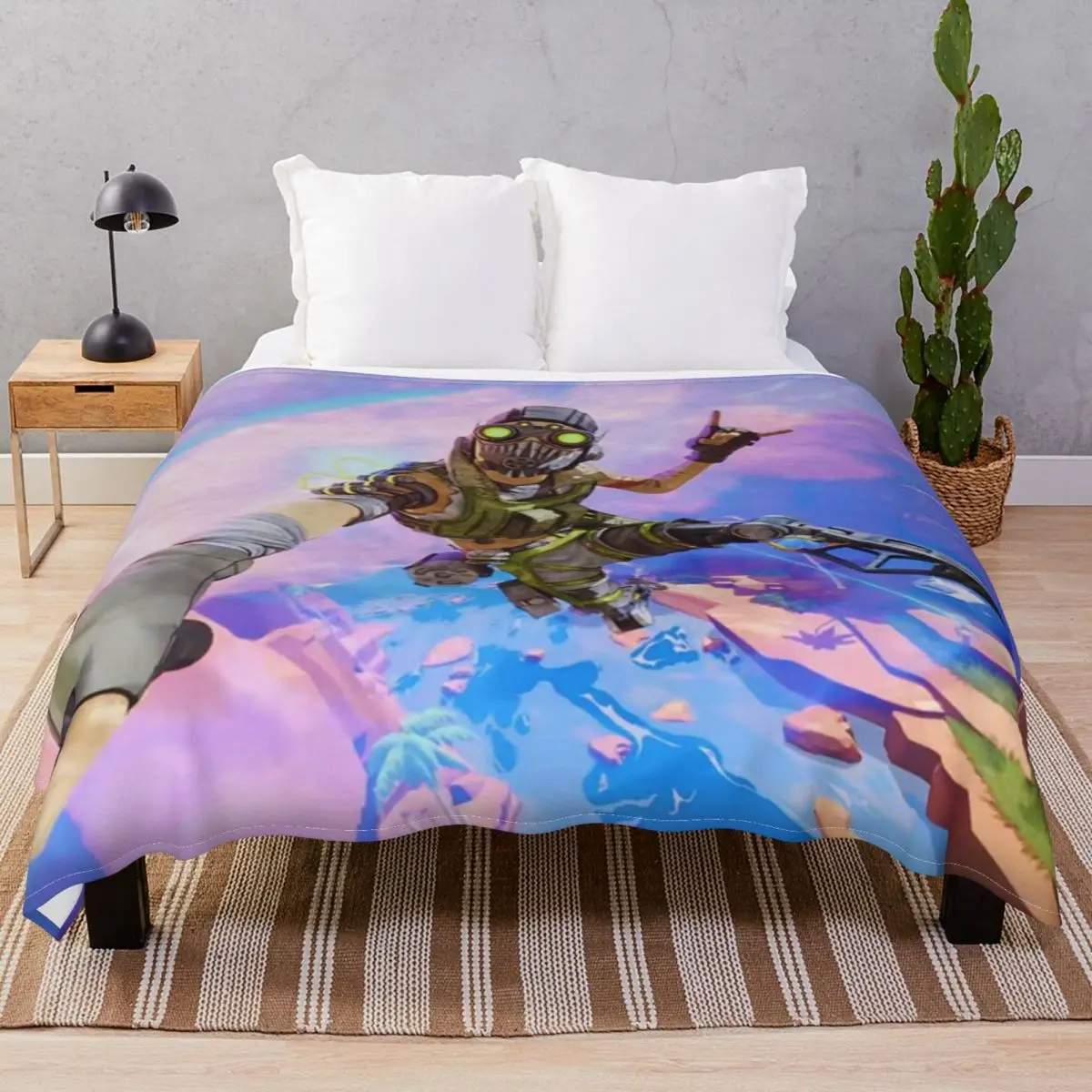 Apex Legends Octane Blankets Velvet Autumn Comfortable Unisex Throw Blanket for Bedding Home Couch Camp Office