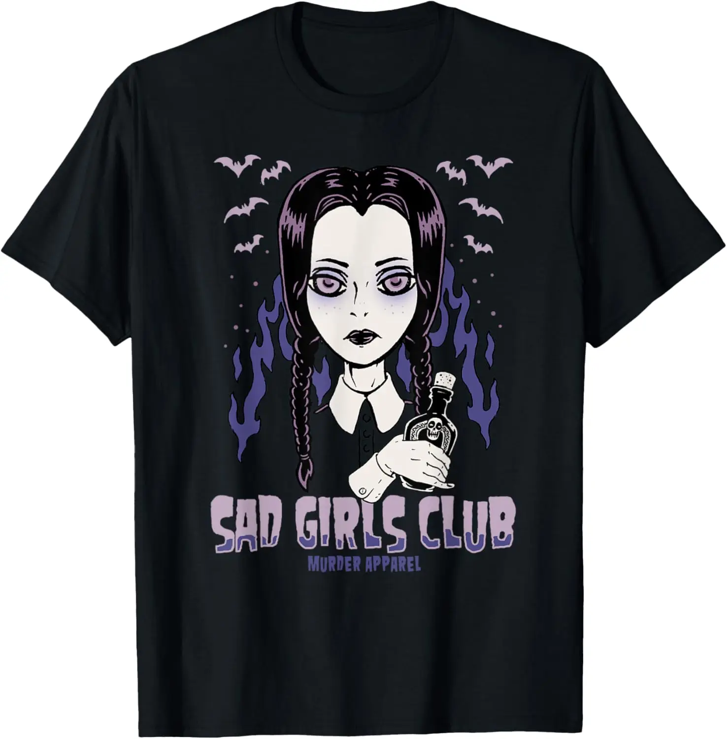 Готическая футболка Sad Girl Club