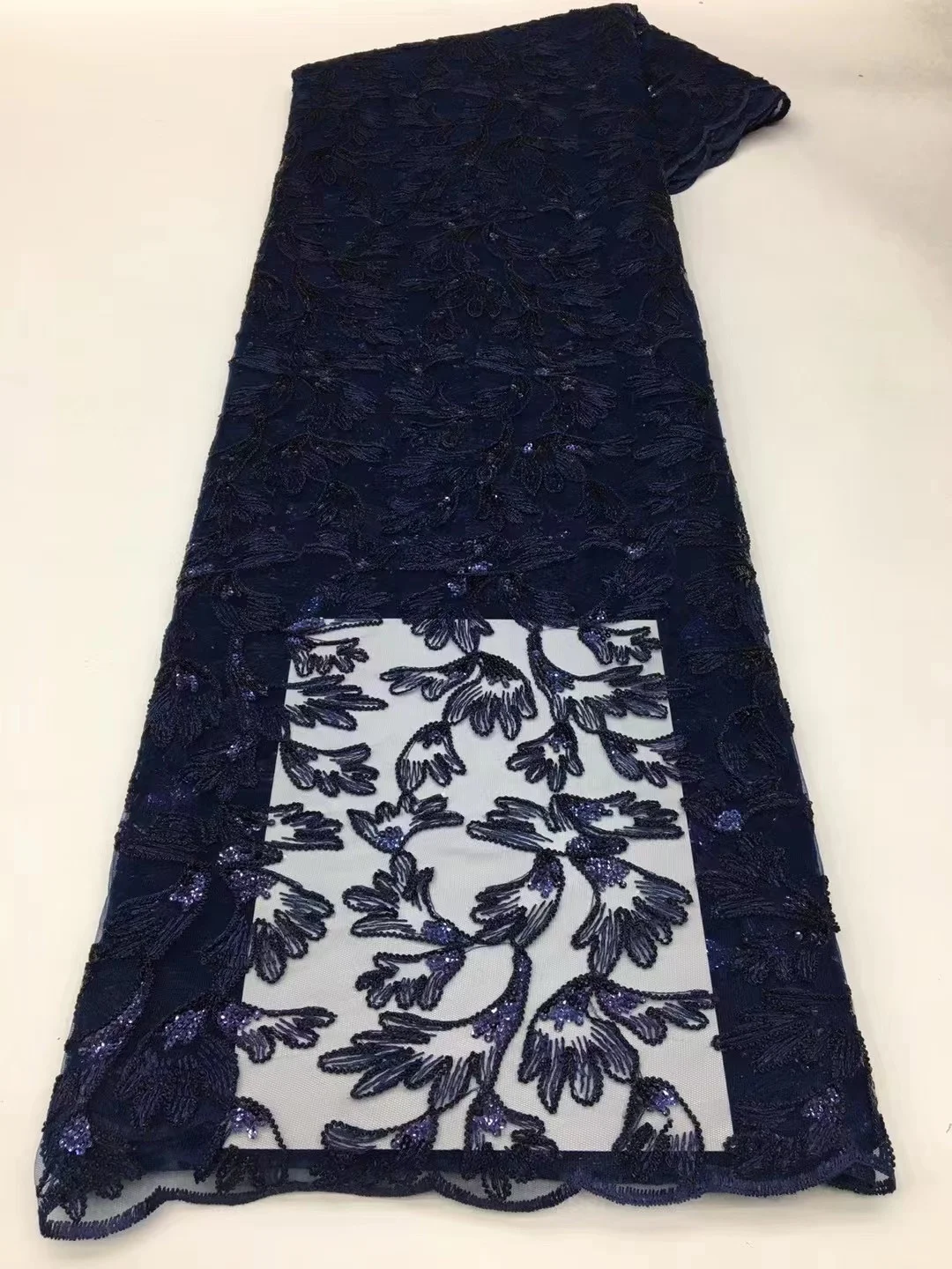 

Синие блестки африканская французская кружевная ткань 2022 высококачественный тюль кружевной материал для свадебного платья в нигерийском стиле