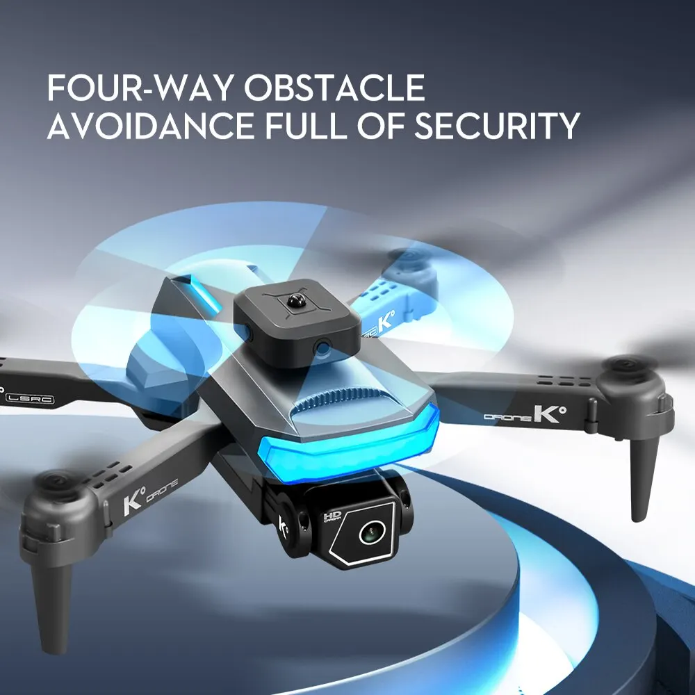 BV Xt5 Remote Control Toy Drone 360 Degree Rolling Obstacle Avoidance Optical Flow Drone Dual Camera Children Aircraft