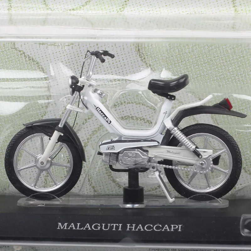 Модель мопеда Tiguan Old Small Malaguti Haccapi 50CC, литый под давлением велосипед, игрушечный автомобиль, велосипед, мотоцикл для коллекции, 1/18